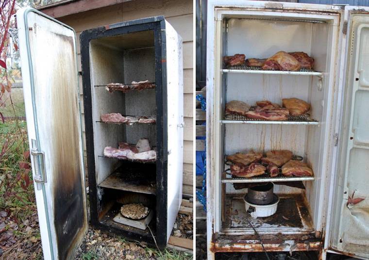Идеи, что можно сделать из старого холодильника: кондиционер и нагреватель воды, грядка, коптильня
