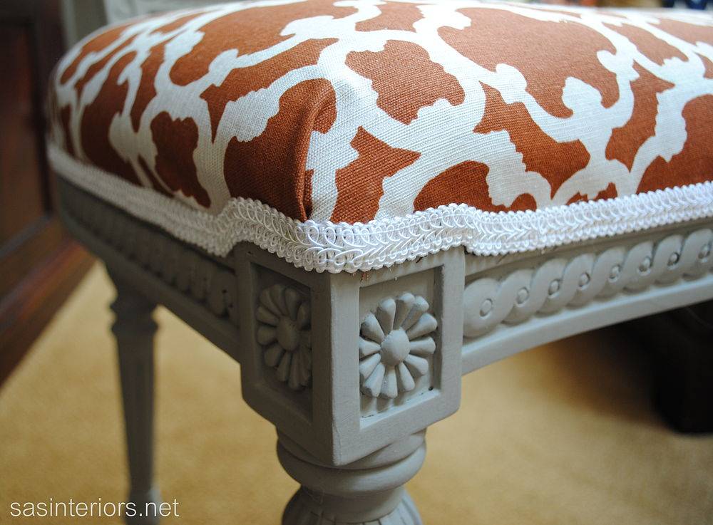 Декорирование старой мебели своими руками: как украсить тканью, мастер класс