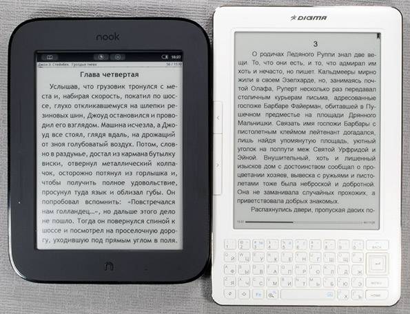 Электронные книги на электронных чернилах e-ink : отзыв