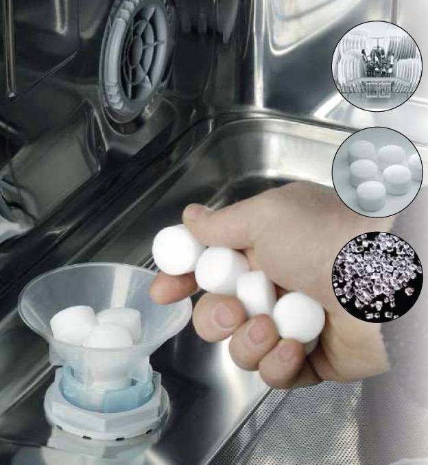 Как пользоваться солью для посудомоечных машин