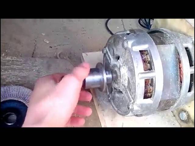Изготовление наждака из двигателя от стиральной машины своими руками