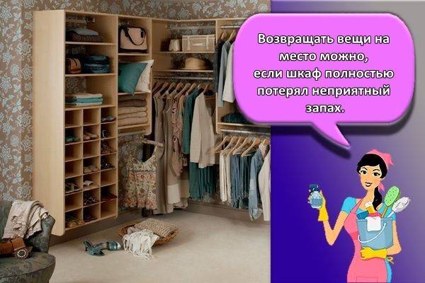 Эффективные способы избавления от неприятного запаха в шкафах