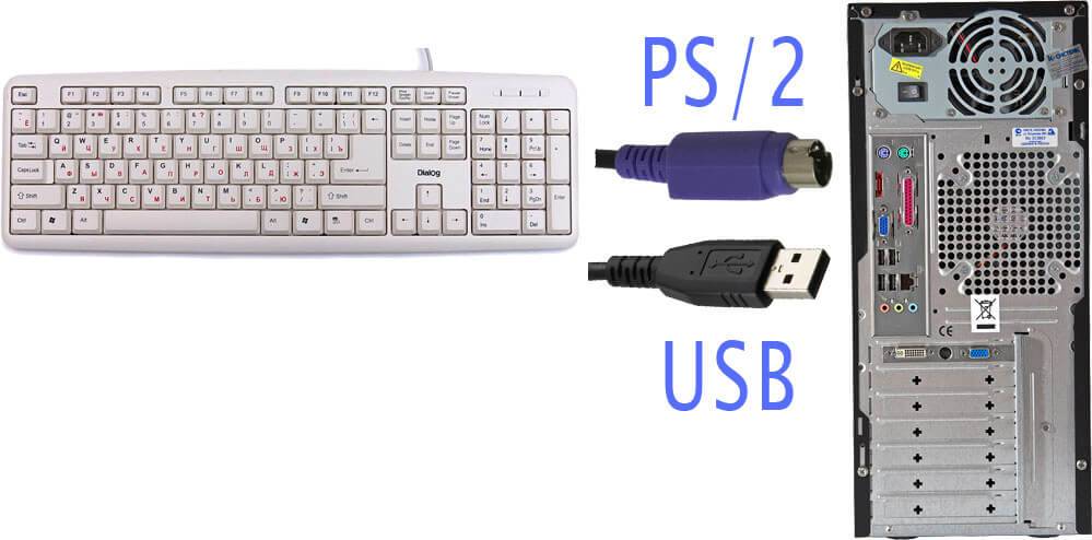 Как подключить проводную и беспроводную клавиатуру и мышь к компьютеру