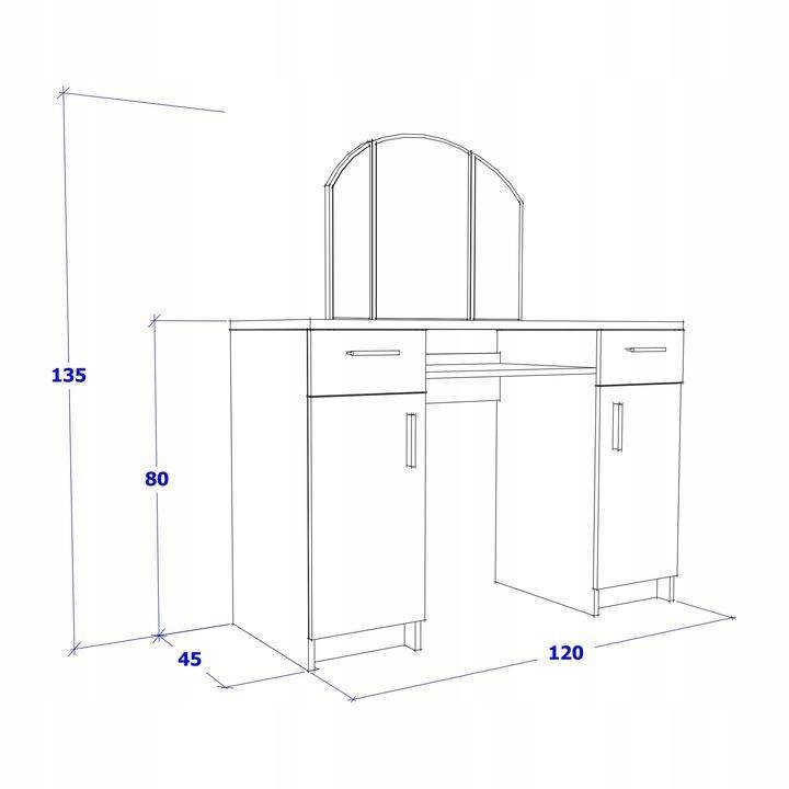 Туалетный столик: размеры, виды конструкций и их сочетание с интерьером - 20 фото