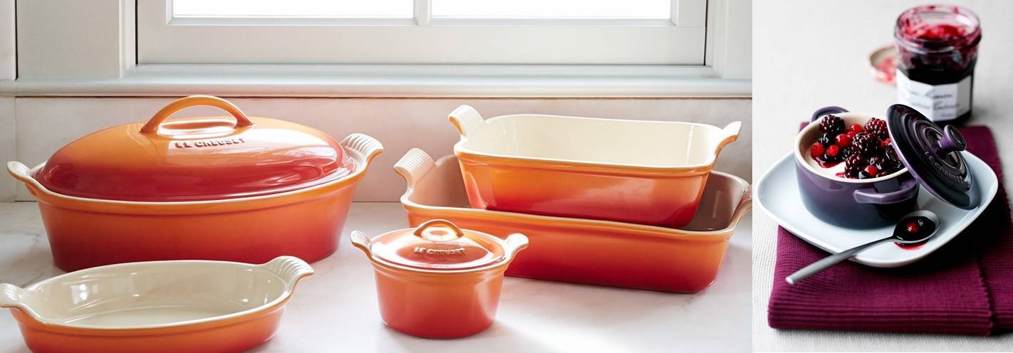 Керамическую посуду можно в духовку. Посуда керамика le Creuset. Le Creuset горшочек для запекания. Посуда для микроволновки. Керамическая посуда для микроволновки.