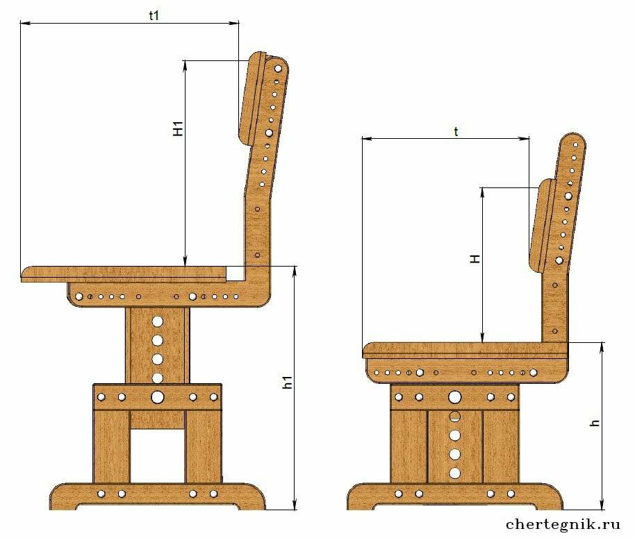 Стул конек горбунок своими руками: чертежи и схемы, особенности создания стула