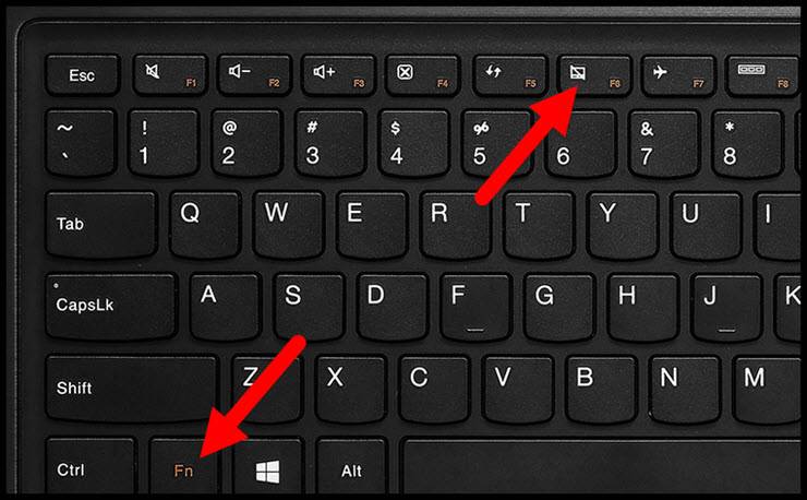 Как включить тачпад на ноутбуке windows 10