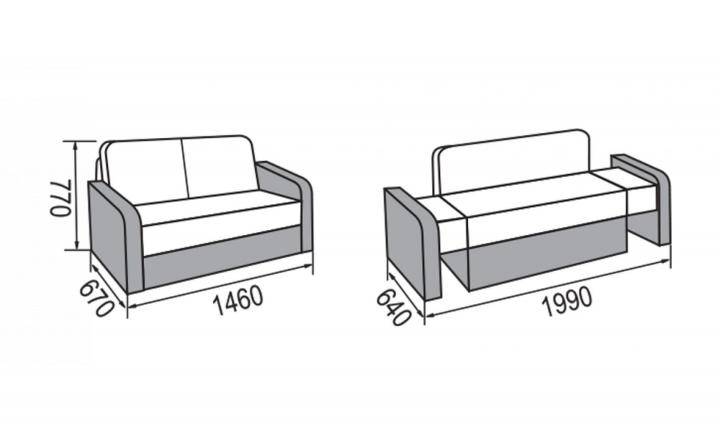 Стандартные размеры диванов в зависимости от модели изделия - iloveremont.ru