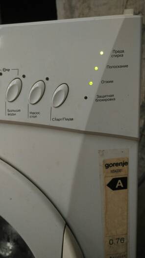 Что делать, если стиральная машинка gorenje выдает код ошибки е3?