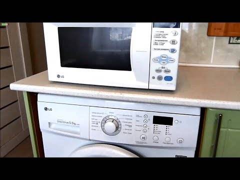 Можно ли ставить сверху на стиральную машинку автомат микроволновку? советы по ремонту стиральных машин и бытовой техники