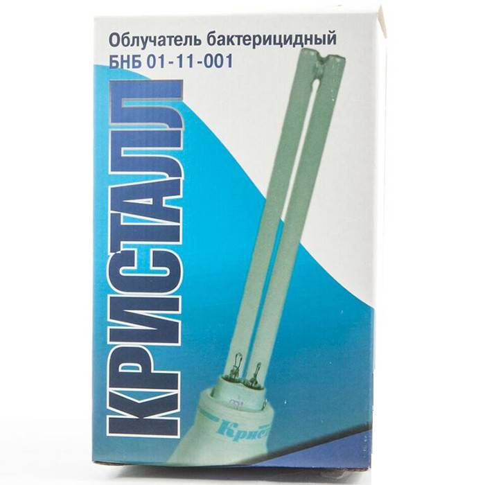 Кварцевая лампа кристалл бнб 01-11-001 (облучатель бактерицидный)  | продажа медтехники - интернет-магазин «радугамед»