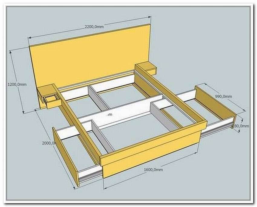 Инструкция по изготовлению кровати своими руками из разных материалов