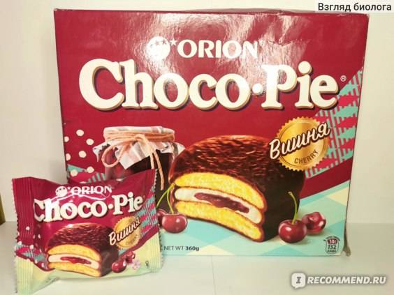 Гигантский и обычный чоко пай (choco pie): простой рецепт