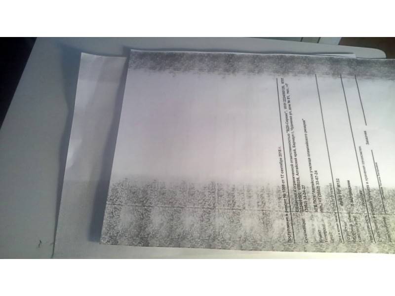 Почему при печати на принтере появляются полосы