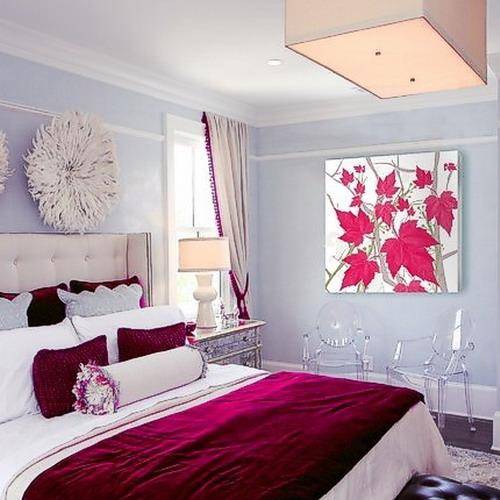 Красная спальня: правила оформления + 65 фото идей | дизайн и интерьер