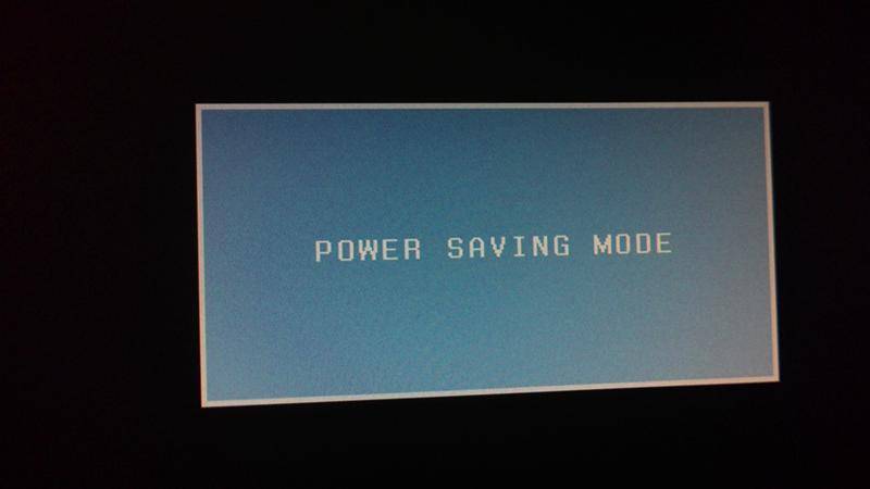 Power saving mode на мониторе что это