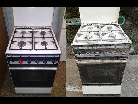 Покраска газовой плиты в домашних условиях (практические советы)