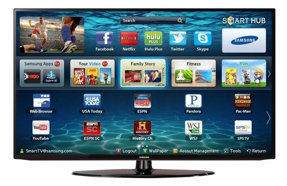 Как выйти в интернет на телевизоре samsung, lg, sony, philips с функцией smart tv?