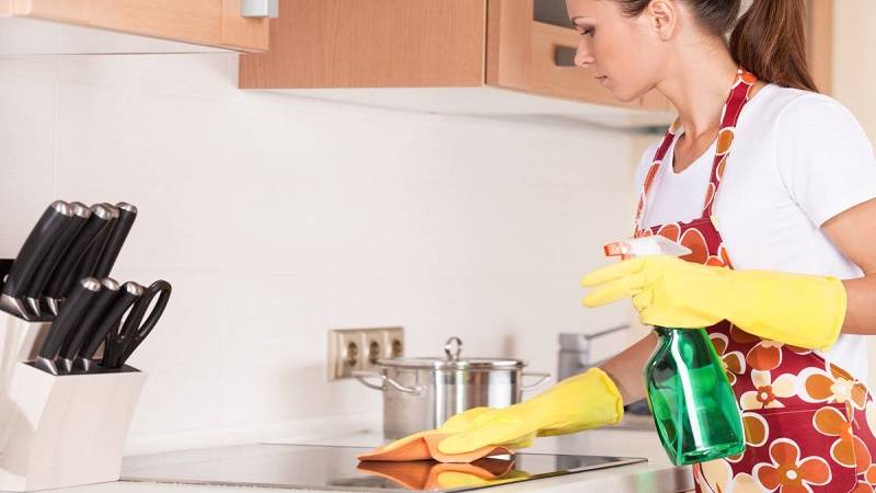 Чем отмыть жир с кухонной мебели