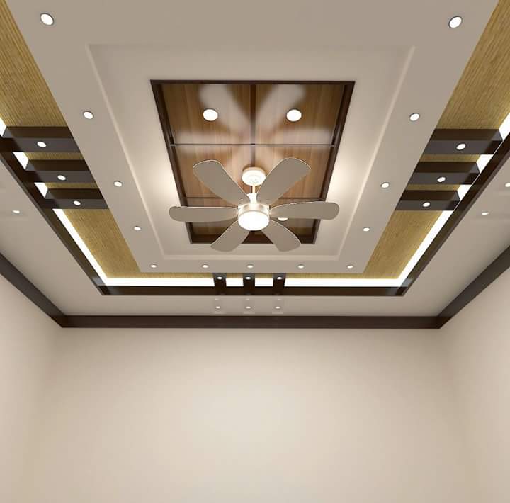 Красивый потолок из гипсокартона в зале + 80 фото дизайна