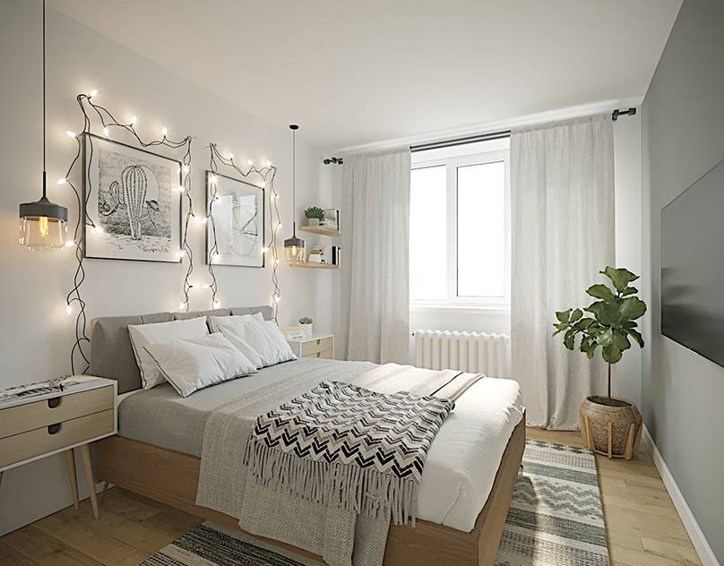 Спальня в скандинавском стиле: правильное освещение, особенности палитры и ее соответствие стилю, советы по выбору мебели
