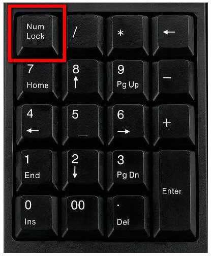 Как включить numpad на клавиатуре