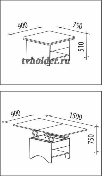 Складной столик своими руками: интересные проекты, схемы и чертежи для изготовления складного столика (видео + 135 фото)