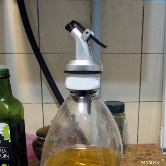 Как залить в бутылку с дозатором