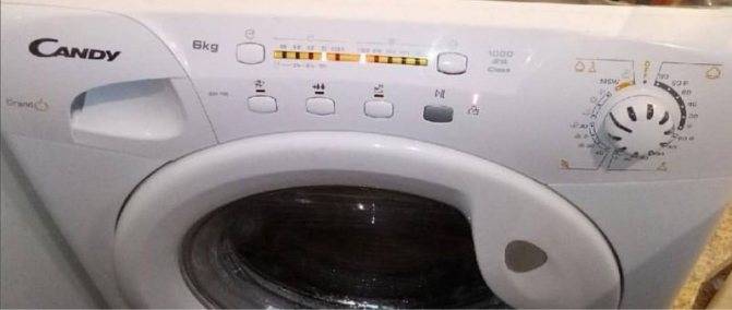 Ошибка е08 на стиральной машине candy