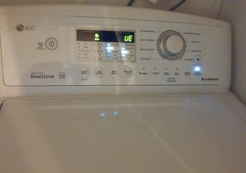 Что делать, если стиральная машина lg выдает ошибку le?