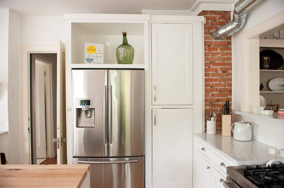 Маленькие кухни с холодильником (120+ фото) - как разместить?