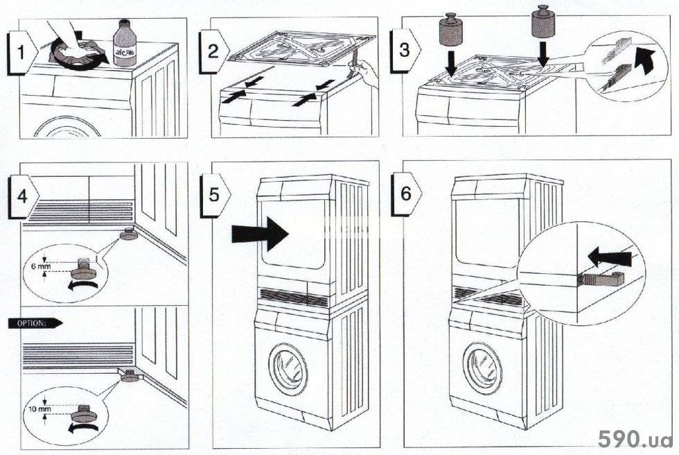 Установка сушильной машины: инструкция по установке