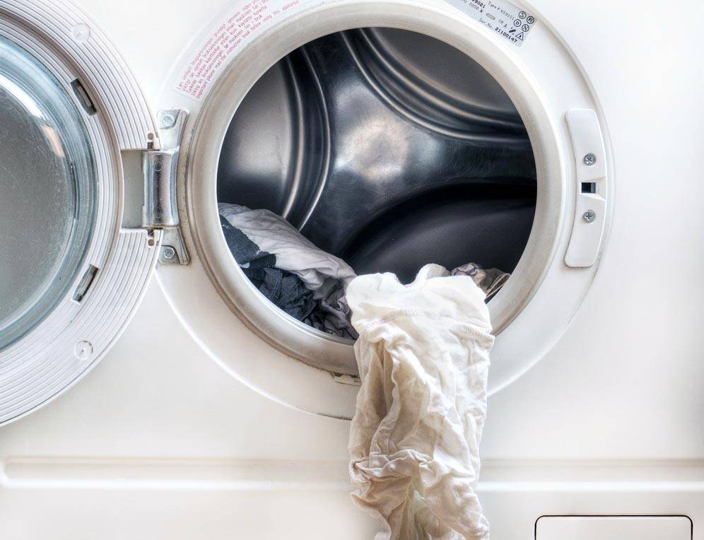 Как стиральная машина взвешивает бельё