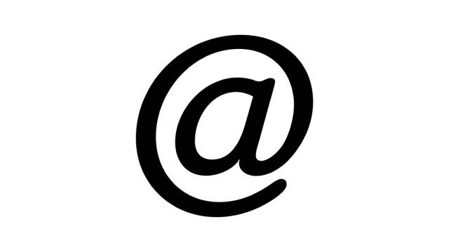 Символ @: почему собака, кто придумал и почему появился в e-mail?  | яблык