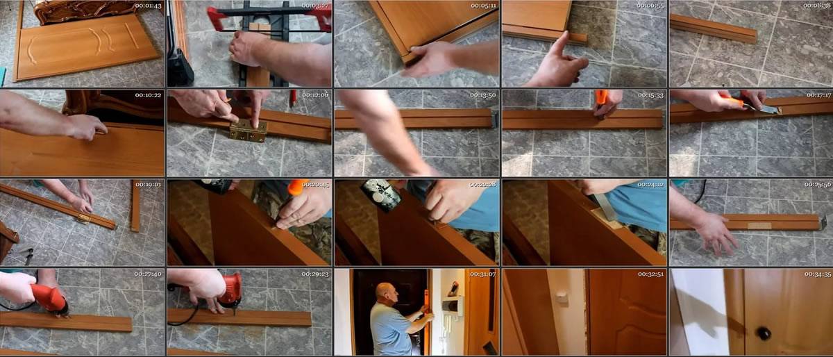 Монтаж межкомнатных дверей своими руками: пошаговая инструкция с видео