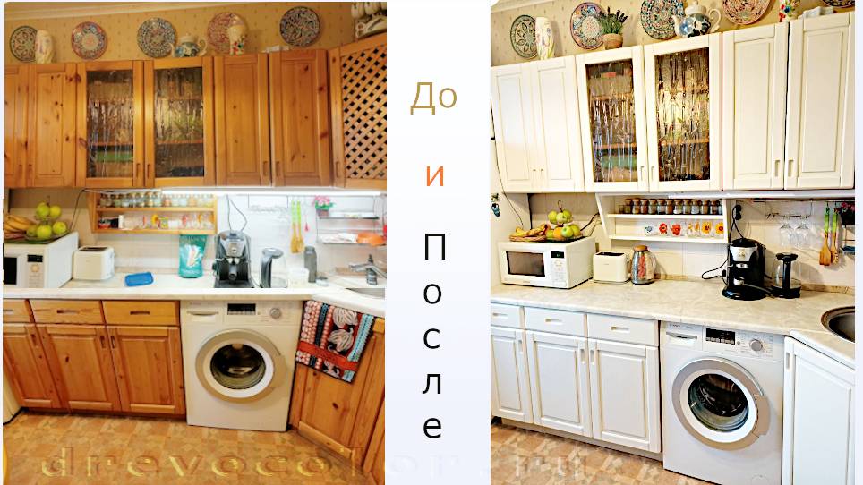 Как перекрасить кухонный гарнитур своими руками