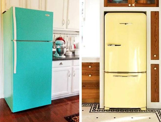 Как покрасить холодильник
