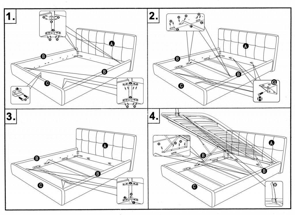 Кровать с подъёмным механизмом своими руками: инструкция