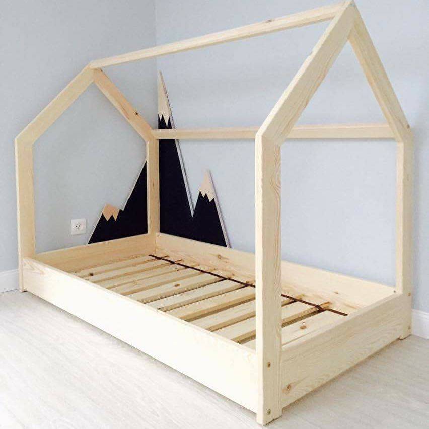 Кроватка домик: чертежи, инструкция, как сделать своими руками
