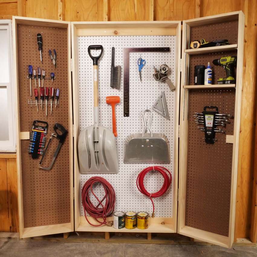 Нарядный шкаф для инструментов