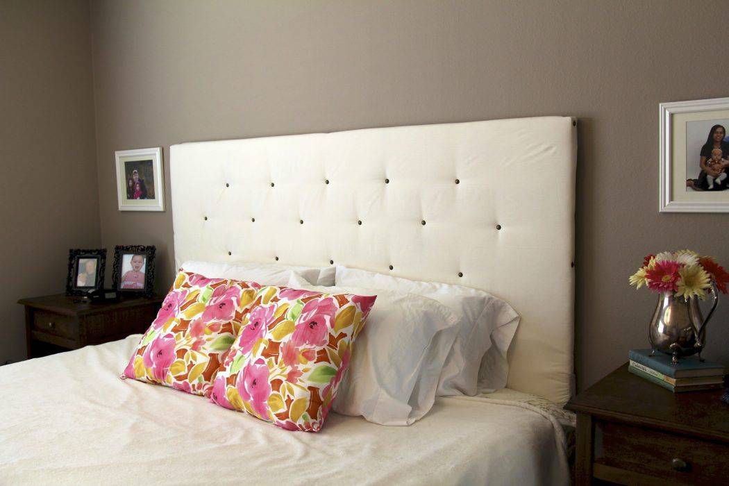 Как сделать мягкое изголовье кровати своими руками, инструкция с фото. красивые интерьеры и дизайн