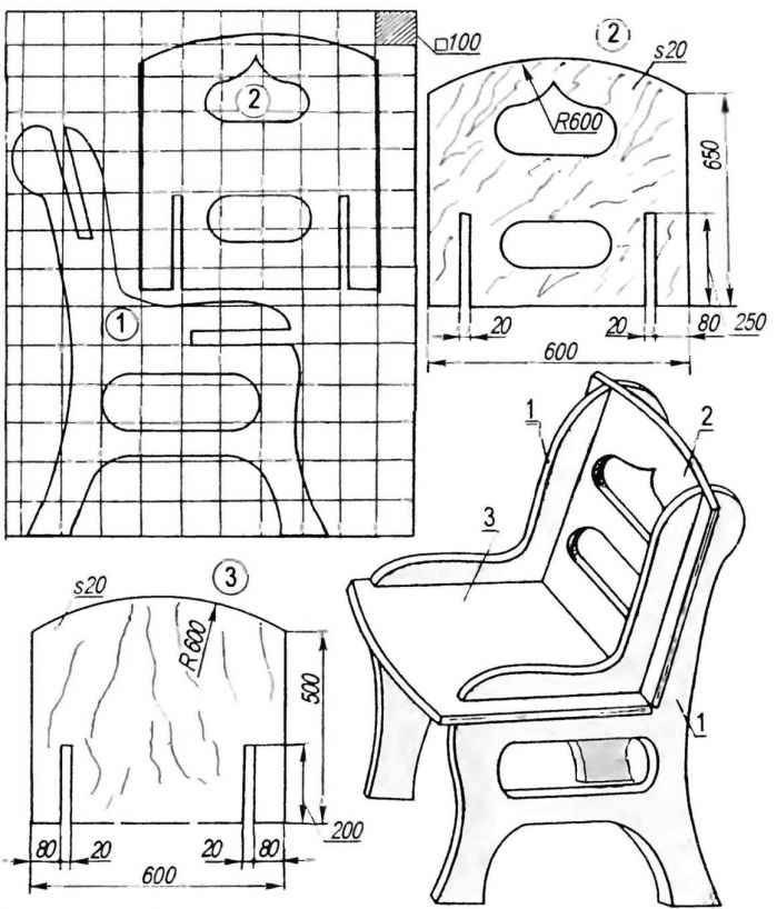 Чертежи деревянной мебели для самостоятельного изготовления