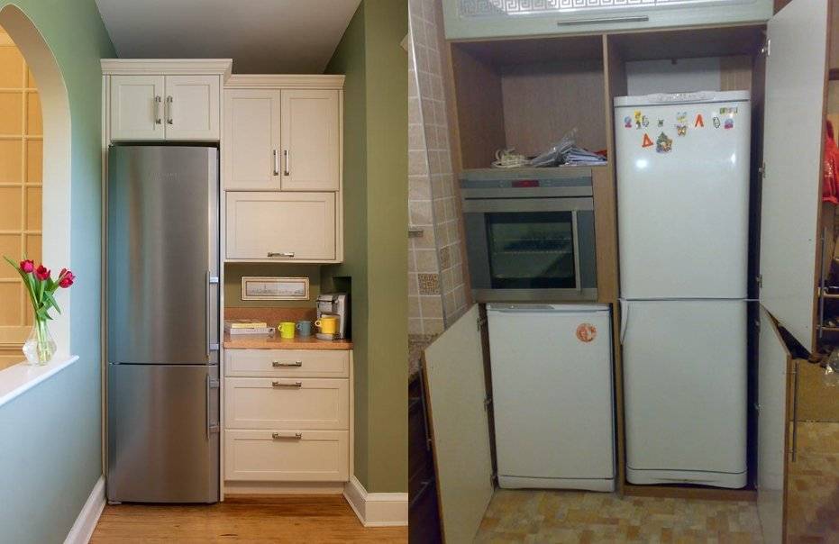 Вопрос: куда поставить холодильник на кухне