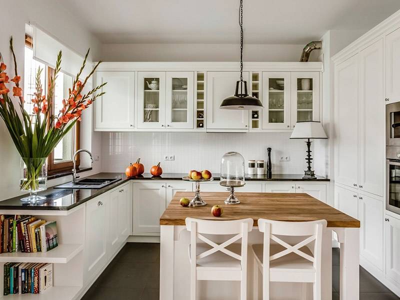Кухня, совмещенная с гостиной в скандинавском стиле: фото необычных решений
