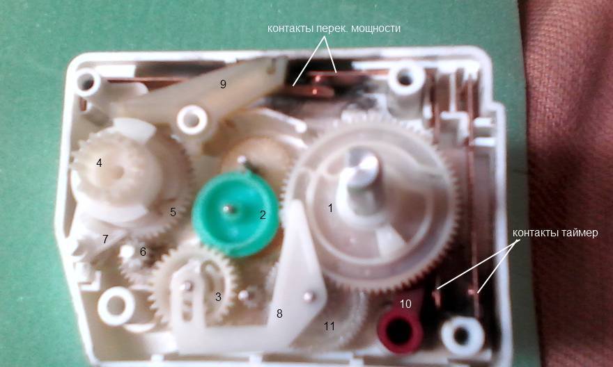 Ремонт механического таймера микроволновки своими руками