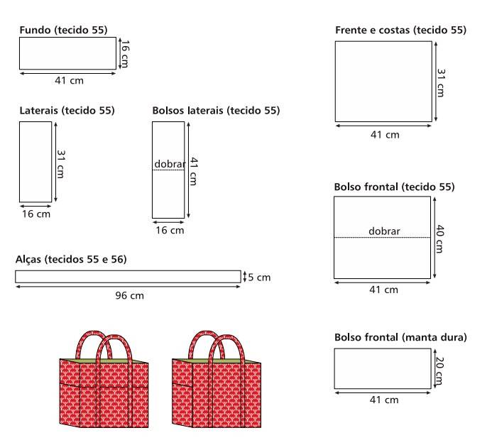 Как сшить сумку схемы