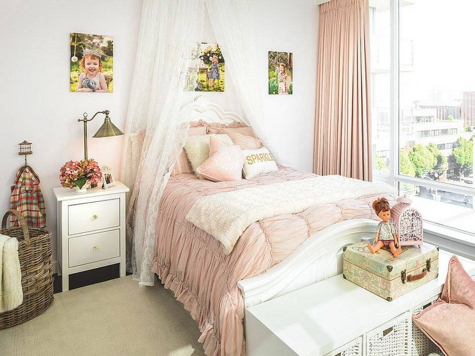 Детская комната в стиле шебби-шик — изящный вкус для настоящей принцессы