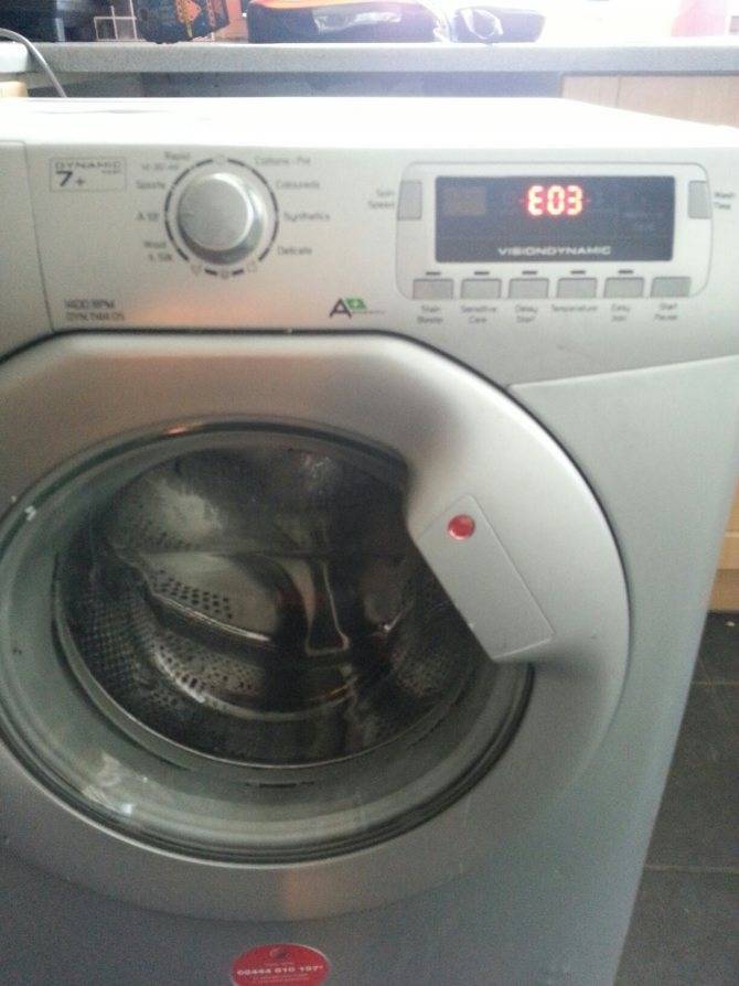 Почему возникает ошибка е05 стиральной машины канди, как ее устранить?