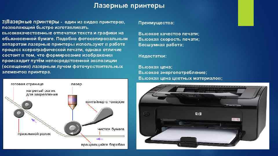 Источником изображения красителем в лазерных принтерах является