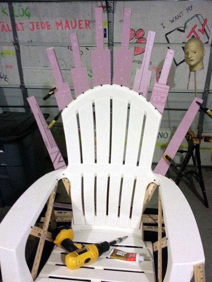 Как сделать трон из стула - подробная инструкция и подбор материалов